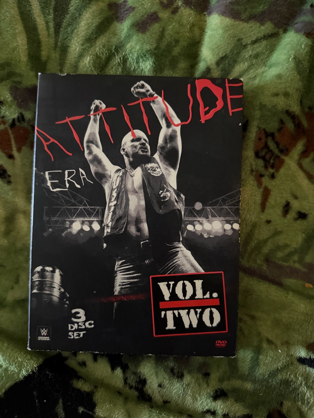 WWE Attitude Era Black 3 Disc DVD.
